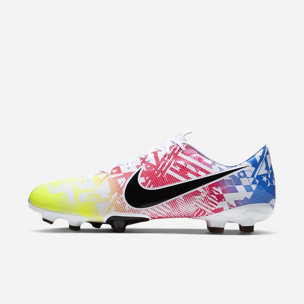 Crampon De Foot Nike Mercurial Vapor 13 Academy Neymar Jr. MG Blanche 1263-958 White/Racer Blue/Volt/Black Homme | GPI-92630501